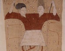 伏羲(左)女娲(右)兄妹交合图